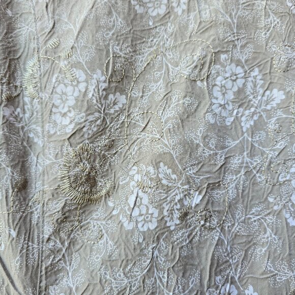 Vintage sage Green Button-Front Dress Adjustable Back - Picture 8 of 9